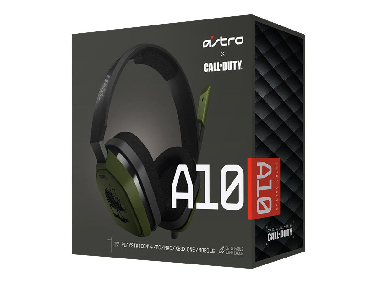 Astro A10 Gen 2 Kabel Gaming Headset Grøn Call of Duty Edition