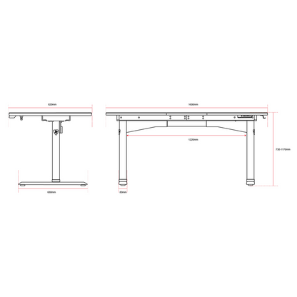 Arozzi Arena Moto Gaming bord Sort