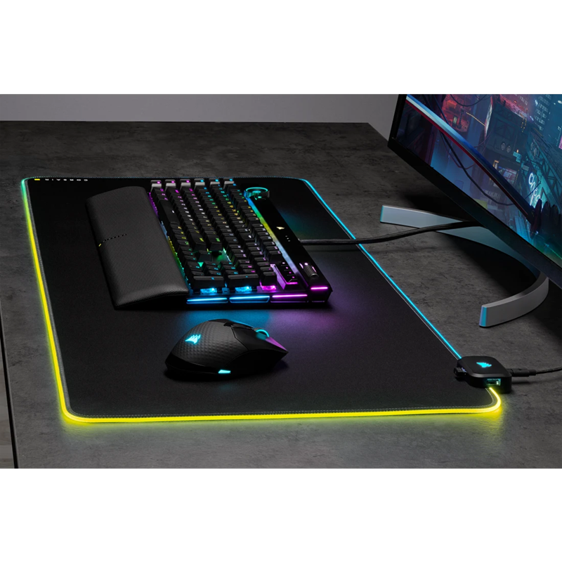 Corsair MM700 RGB Extended RGB Gaming Musemåtte Sort