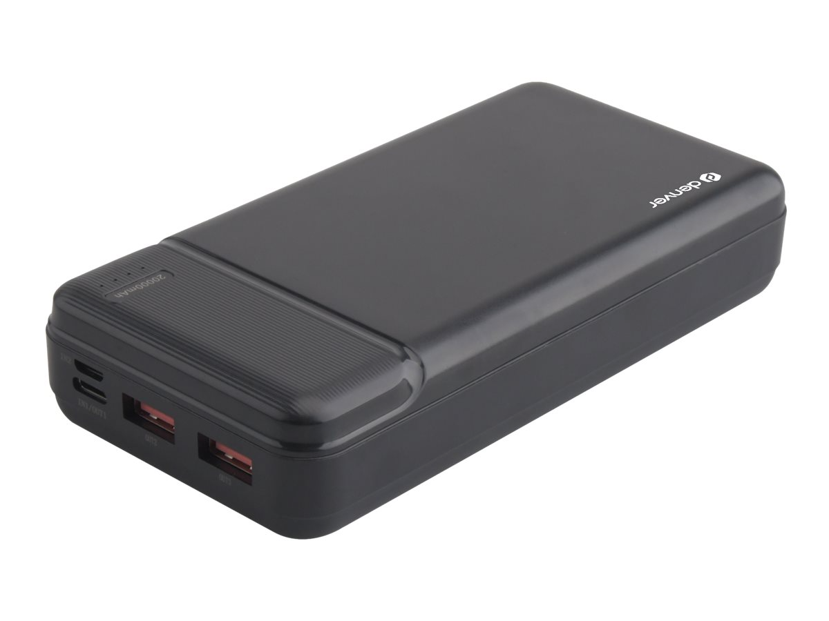 Denver PQC 20007 20000mAh Powerbank Sort