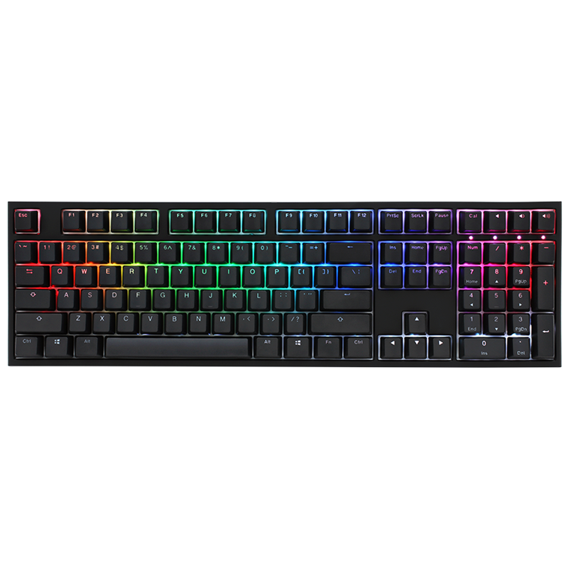 Ducky One 2 RGB Mekanisk Kablet Gaming tastatur Sort