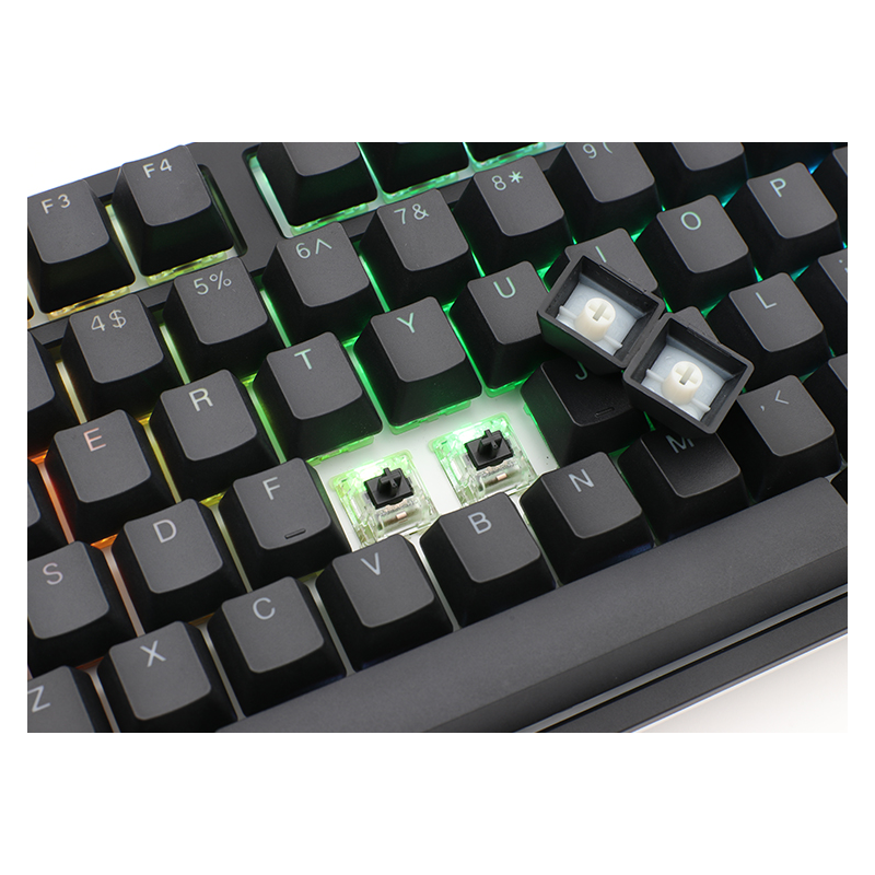 Ducky One 2 RGB Mekanisk Kablet Gaming tastatur Sort