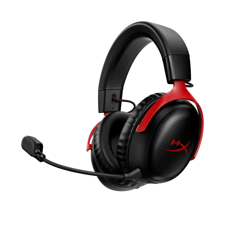 HyperX Cloud III Trådløs Headset Sort Rød