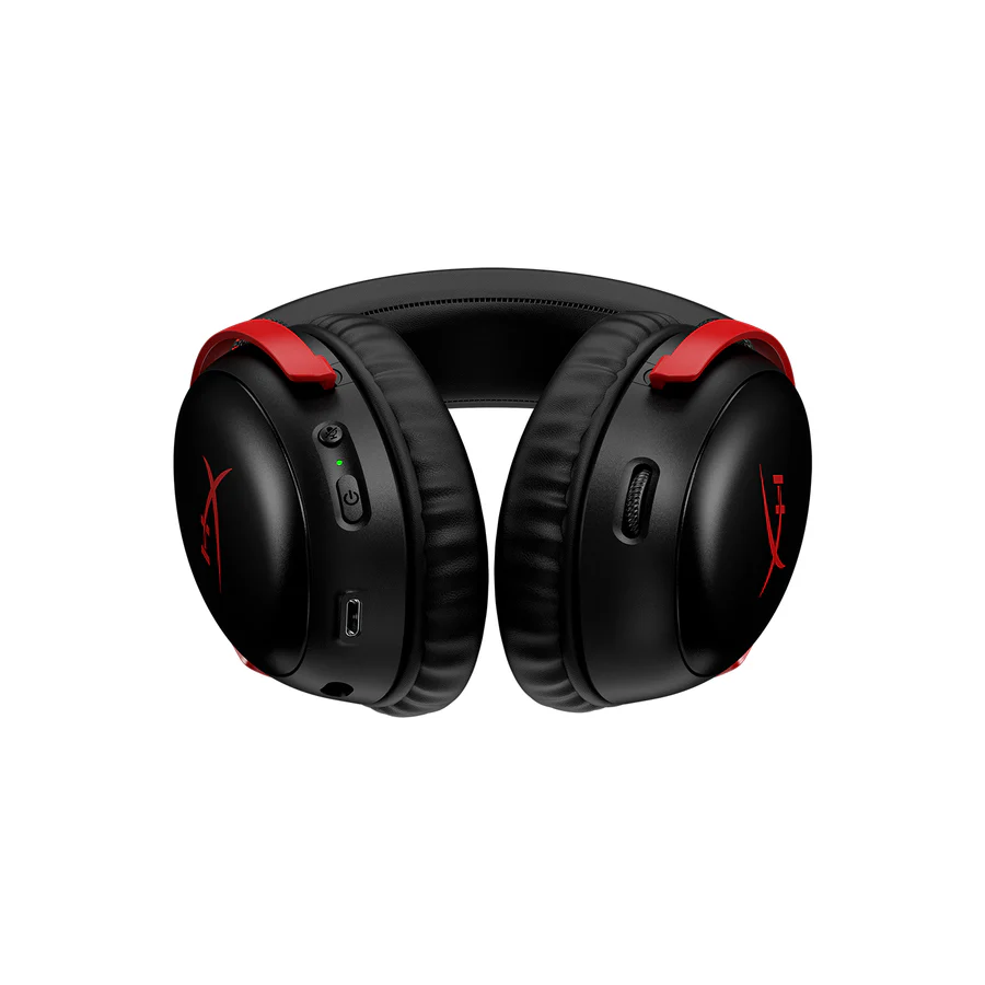 HyperX Cloud III Trådløs Headset Sort Rød