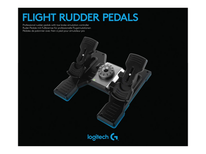 Logitech G Flight Simulator Rudder Pedals PC