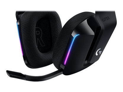 Logitech G G733 LIGHTSPEED Trådløs Headset Sort