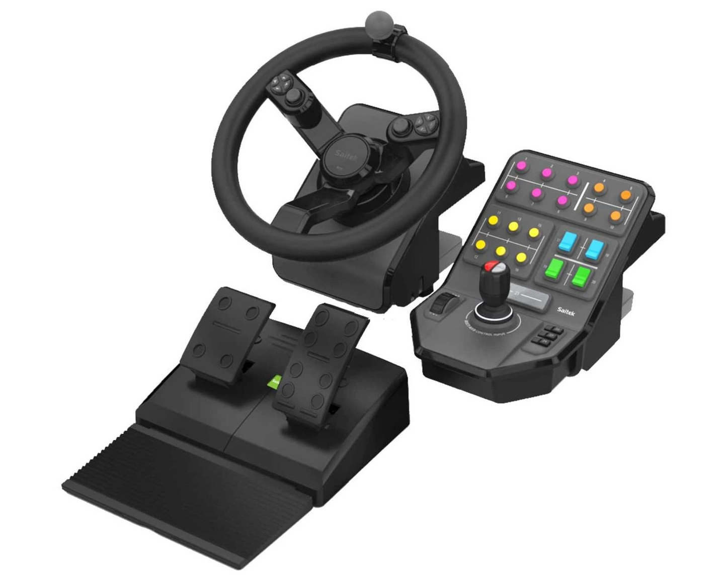 Logitech G Saitek Heavy Equipment Bundle Rat og pedaler PC