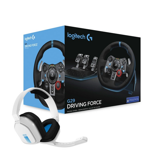 Logitech G29 Driving Force PS3 PS4 PS5 Astro A10 Bundle