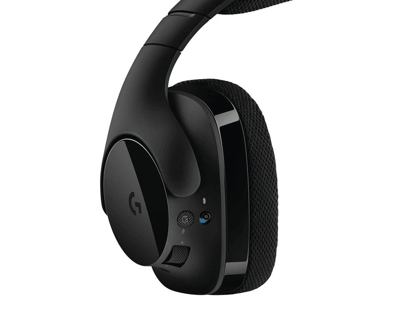 Logitech G533 Gaming Headset Trådlås Sort