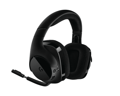 Logitech G533 Gaming Headset Trådlås Sort