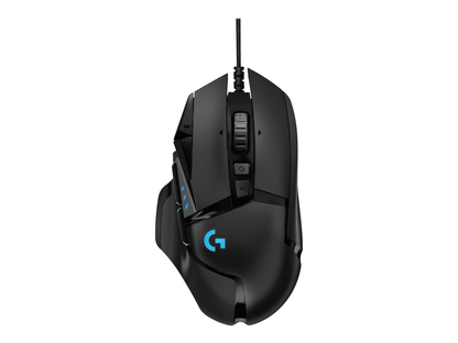 Logitech G G502 Hero Optisk Kabel Sort