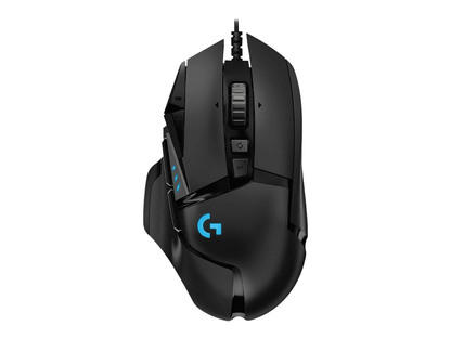 Logitech G G502 Hero Optisk Kabel Sort