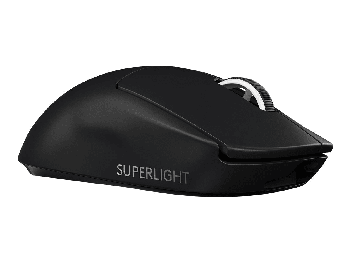 Logitech G PRO X SUPERLIGHT Optisk Trådløs Sort