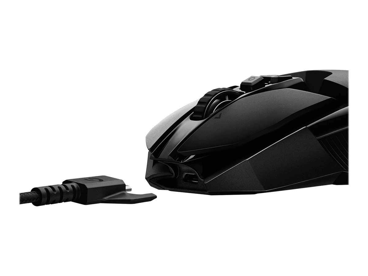 Logitech G G903 LIGHTSPEED HERO 16K Optisk Trådløs Kabling Sort