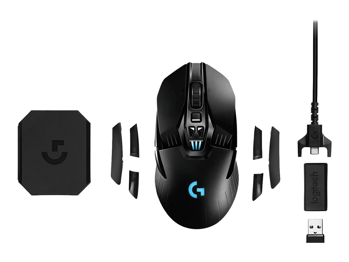 Logitech G G903 LIGHTSPEED HERO 16K Optisk Trådløs Kabling Sort