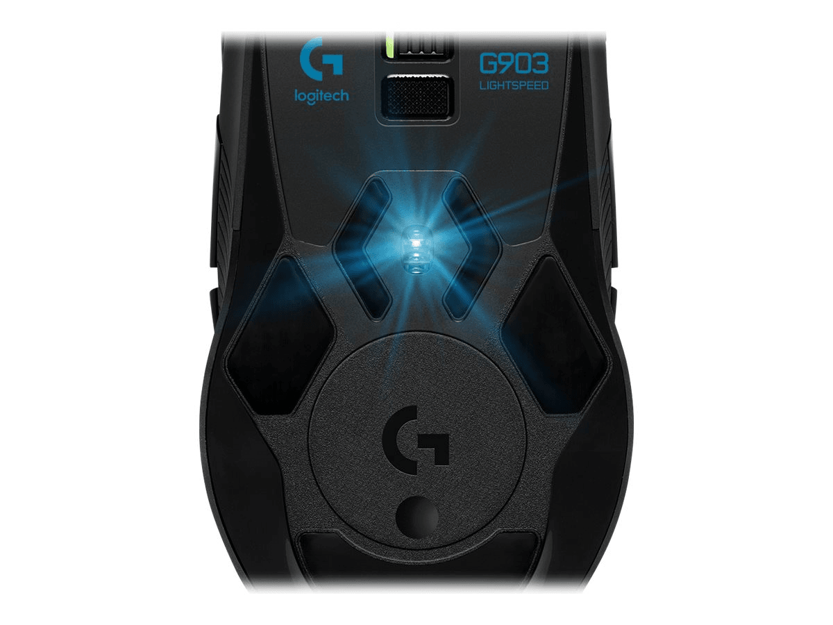 Logitech G G903 LIGHTSPEED HERO 16K Optisk Trådløs Kabling Sort