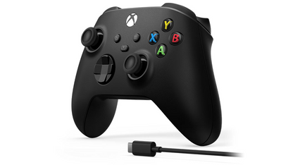 Microsoft Xbox Trådløs Controller USB C Kabel Xbox Series X One One S One X Sort