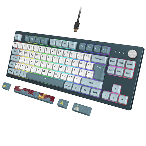 Montech MKey TKL Freedom Pro 2.0 tastatur med røde switches