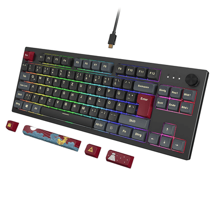 Montech MKey TKL Darkness Pro 2.0 tastatur, ideelt til gaming