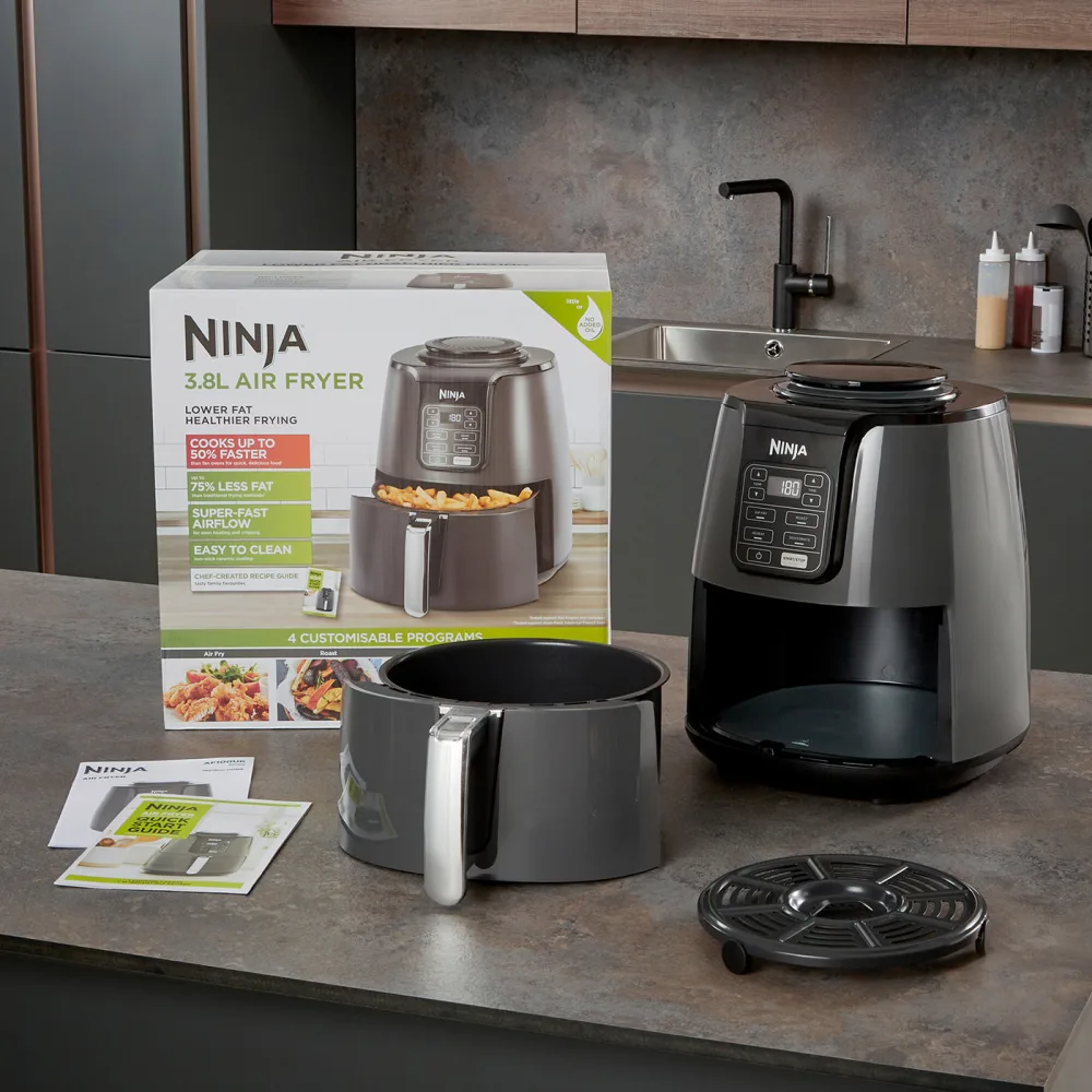 Ninja Airfryer AF100EU Sort Sølv