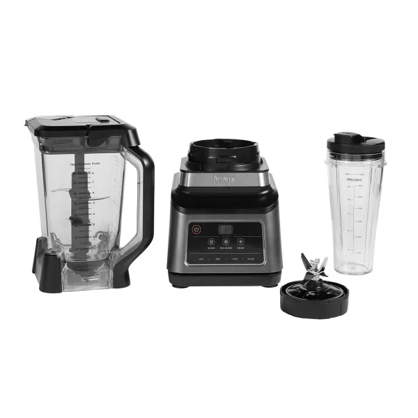 Ninja Blender 2 i 1 Auto IQ BN750EU Sort Sølv