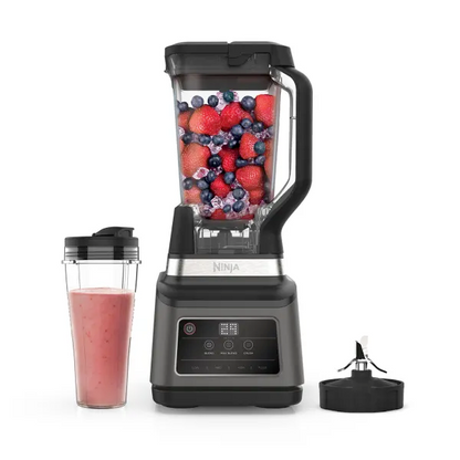 Ninja Blender 2 i 1 Auto IQ BN750EU Sort Sølv