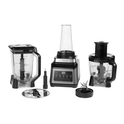 Ninja Køkkenmaskine 3 i 1 Foodprocessor Auto IQ Blender BN800EU Sort Sølv