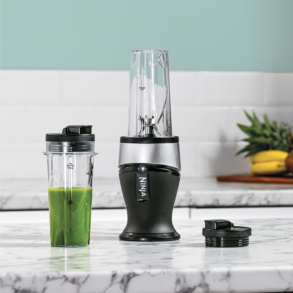 Ninja Nutri Slim Blender QBa3001EUS Sort Sølv