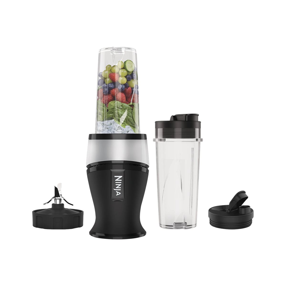 Ninja Nutri Slim Blender QBa3001EUS Sort Sølv