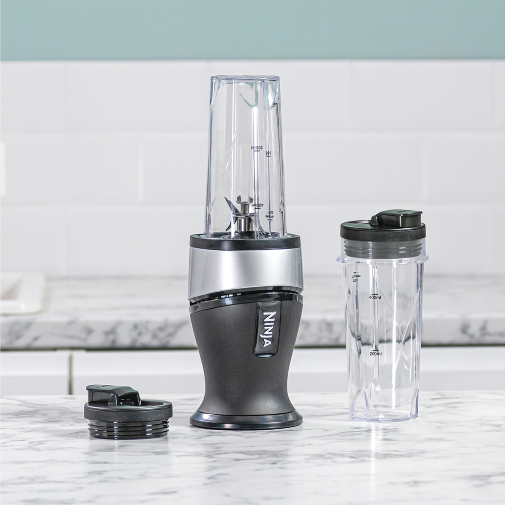 Ninja Nutri Slim Blender QBa3001EUS Sort Sølv