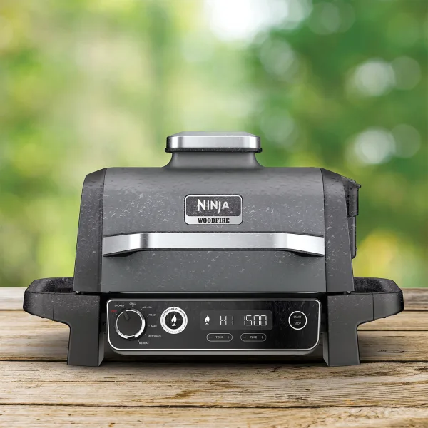 Ninja Woodfire Elektrisk BBQ Grill & Smoker OG701DE (Sort)