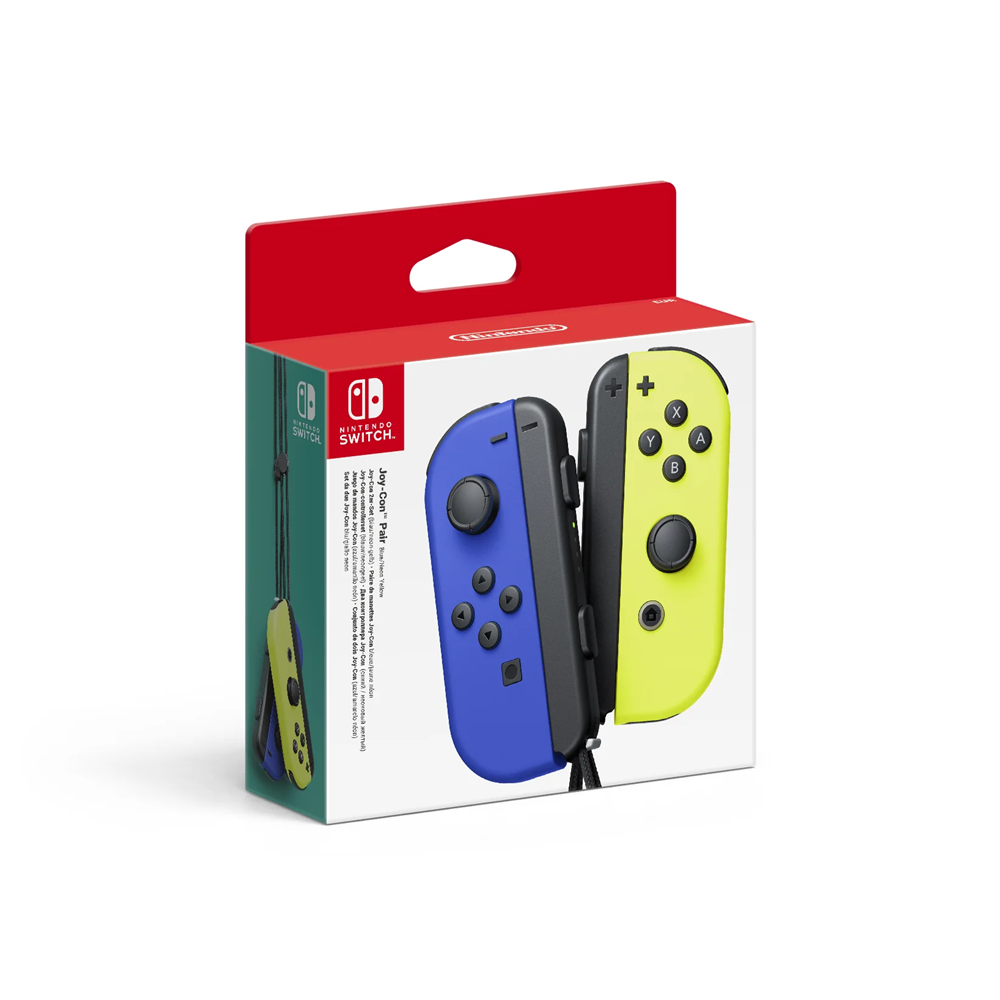 Nintendo Switch Joy Con Controller Blå Gul