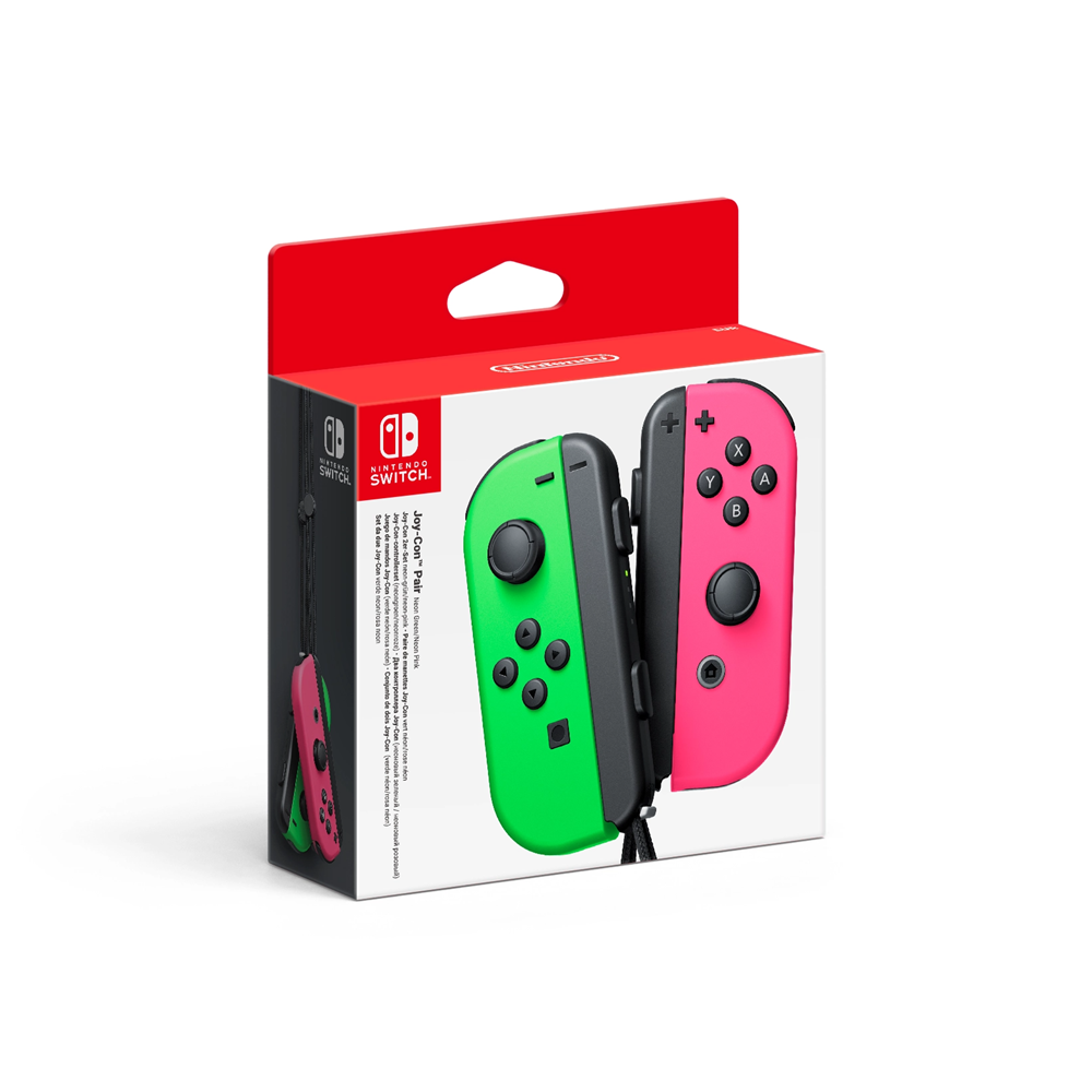 Nintendo Switch Joy Con Controller Grøn Pink