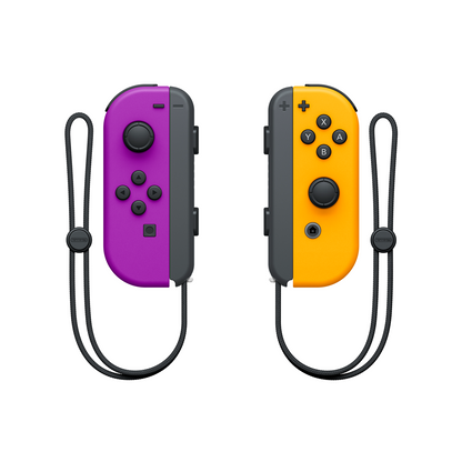 Nintendo Switch Joy Con Controller Lilla Orange