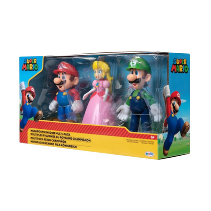 Nintendo Super Mario Mushroom Kingdom Figursæt 10 cm