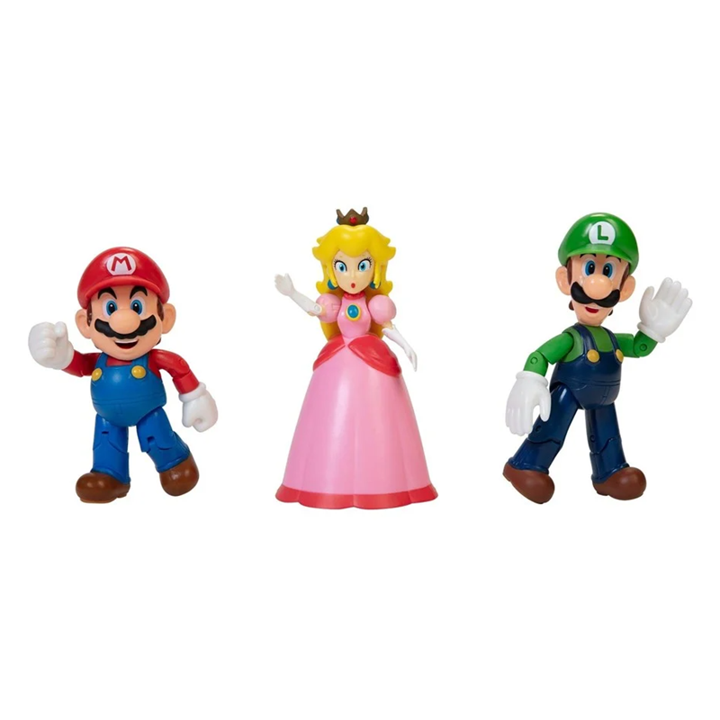 Nintendo Super Mario Mushroom Kingdom Figursæt 10 cm