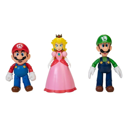 Nintendo Super Mario Mushroom Kingdom Figursæt 10 cm