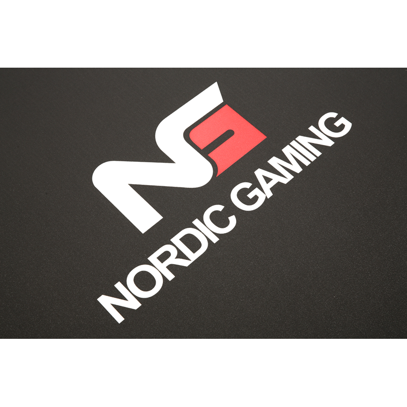 Nordic Gaming Guardian Stole Måtte Gulvunderlag Sort Rød