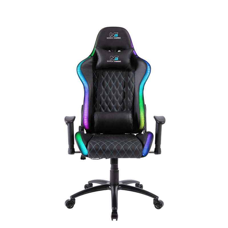 Nordic Gaming Blaster RGB Gaming stol Sort