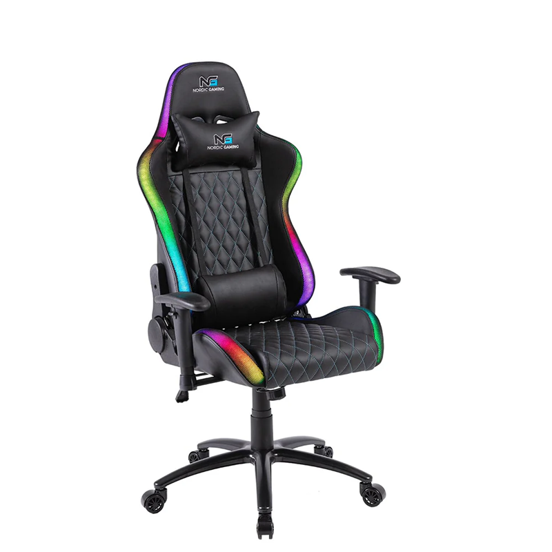 Nordic Gaming Blaster RGB Gaming stol Sort