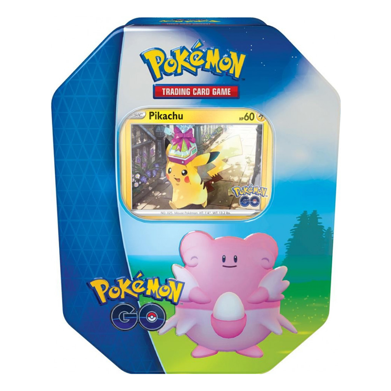 Pokémon TCG kort Pokémon GO Collectors Gift Tin Pikachu, Blissey, Snorlax