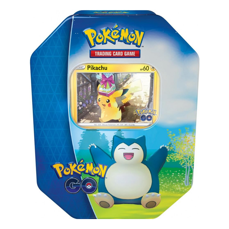 Pokémon TCG kort Pokémon GO Collectors Gift Tin Pikachu, Blissey, Snorlax