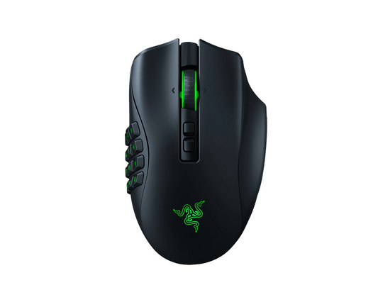 Razer Naga Pro Trådløs Gamermus Sort Grøn