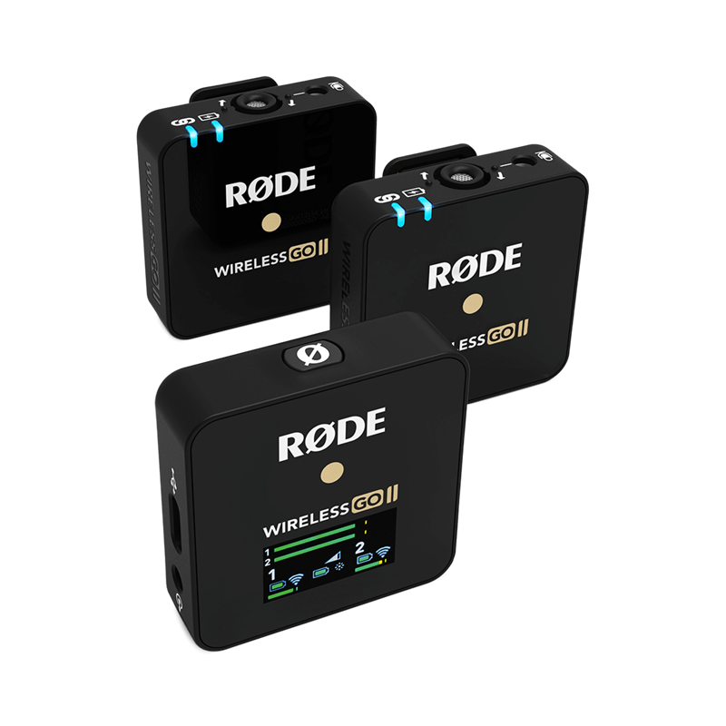 RØDE Wireless GO 2 Trådløs mikrofon Sort