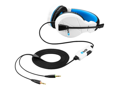 Sharkoon Rush ER3 Headset Blå Hvid