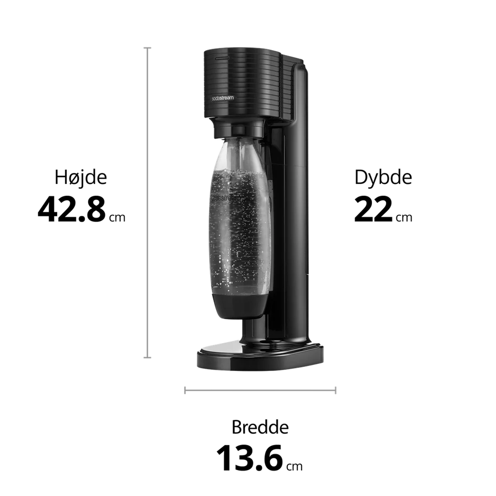 SodaStream Gaia Sodavandsmaskine Sort