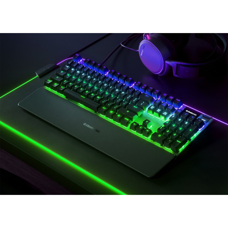 SteelSeries Apex 7 Mekanisk Kablet Gaming tastatur Sort