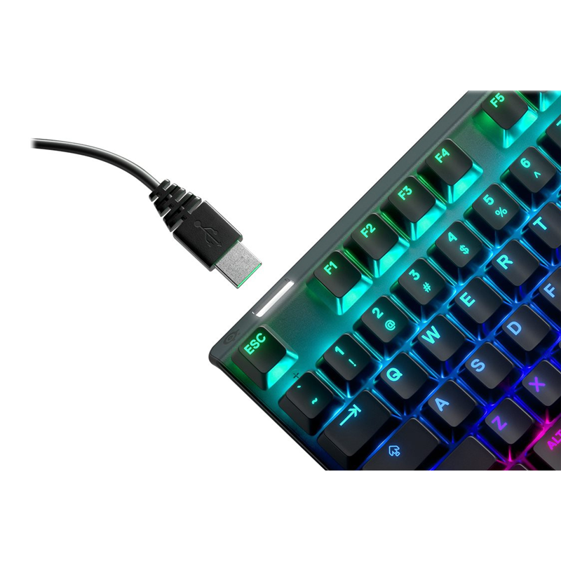 SteelSeries Apex 7 Mekanisk Kablet Gaming tastatur Sort