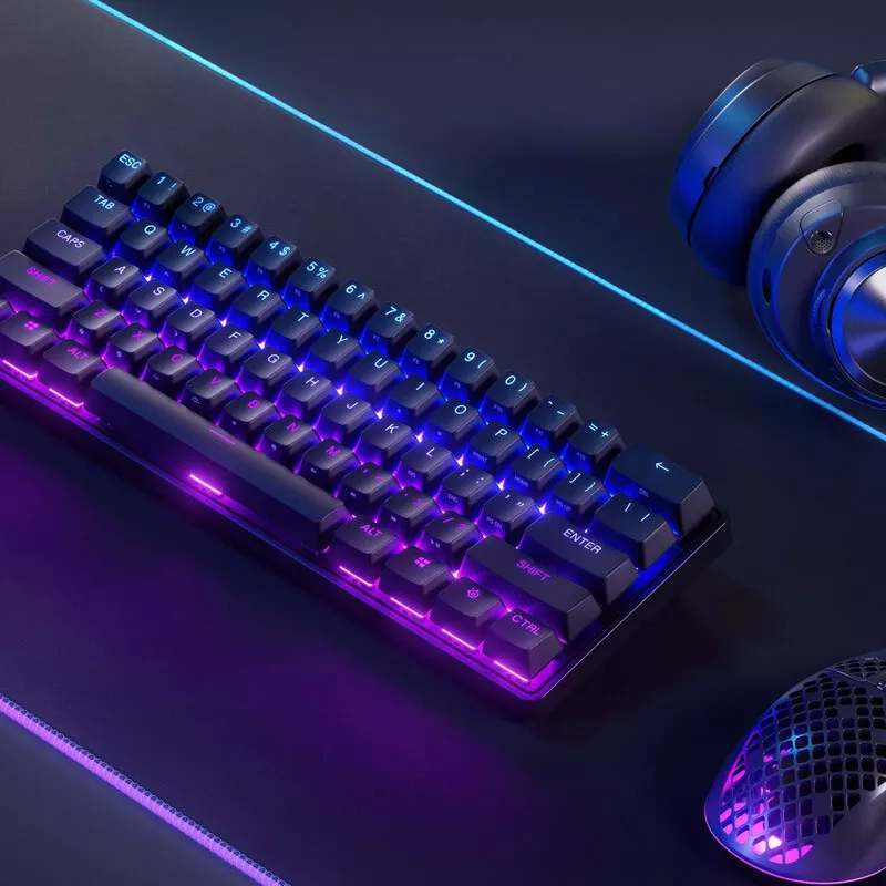 SteelSeries Apex Pro Mini Mekanisk Trådløs Gaming tastatur Sort