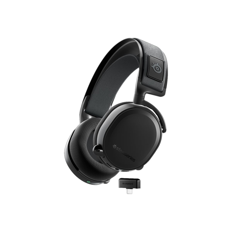 SteelSeries Arctis 7+ Plus Trådløs Gamer Headset Sort